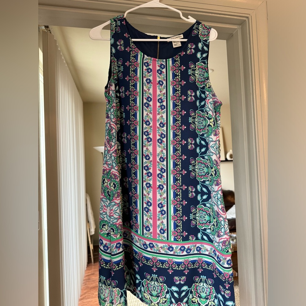 Size 6 multicolor casual knee length summer dress